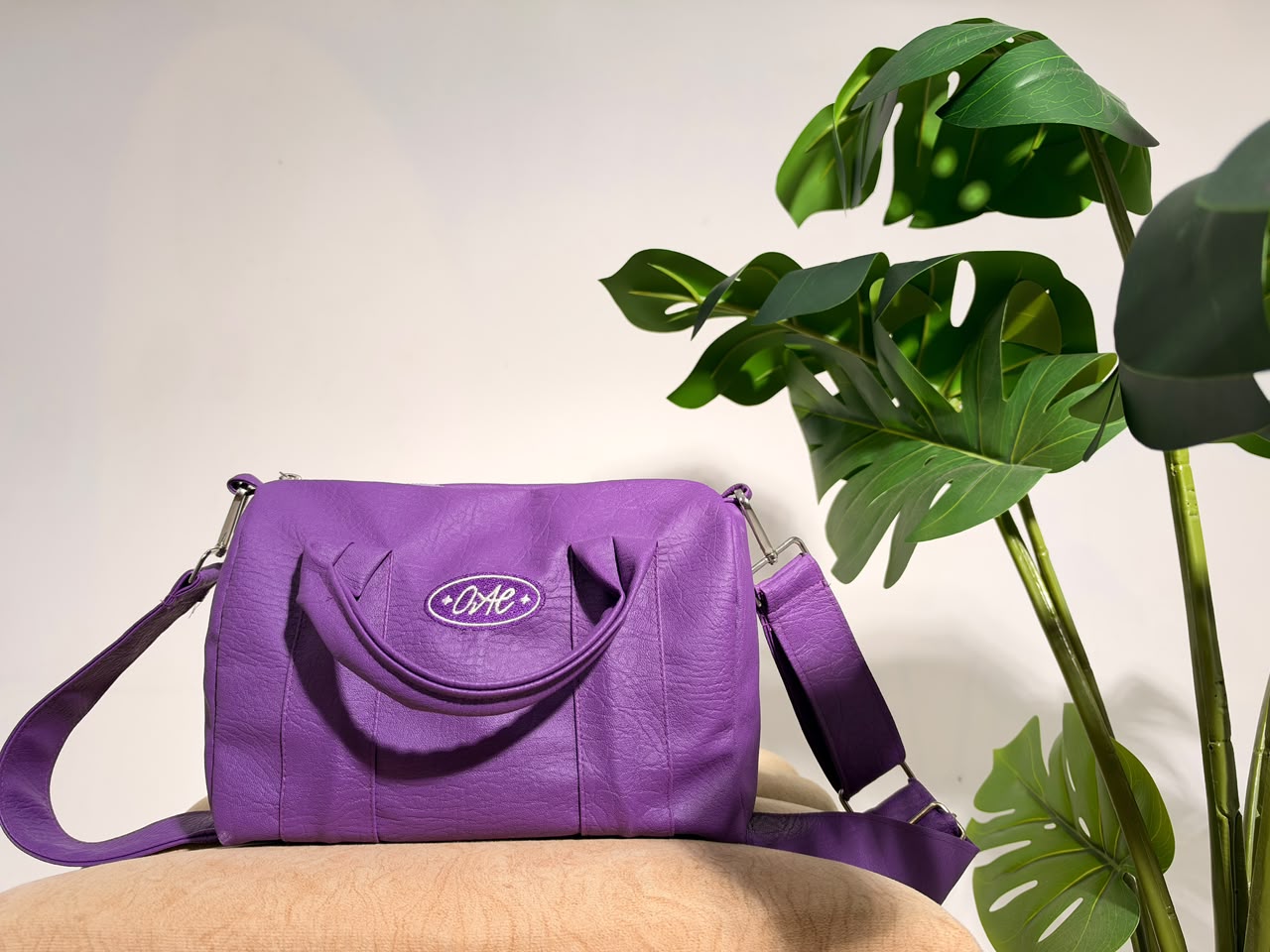 Bag Noir de Osaneli, color Lila oscuro